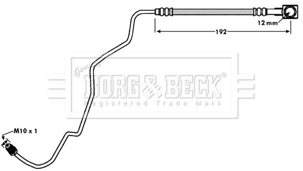 BORG & BECK Jarruletku BBH7936